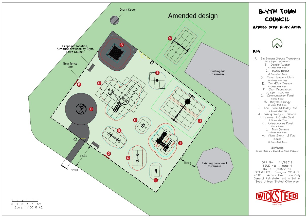 Axwell Drive Play Area Update 13 Sept 2024