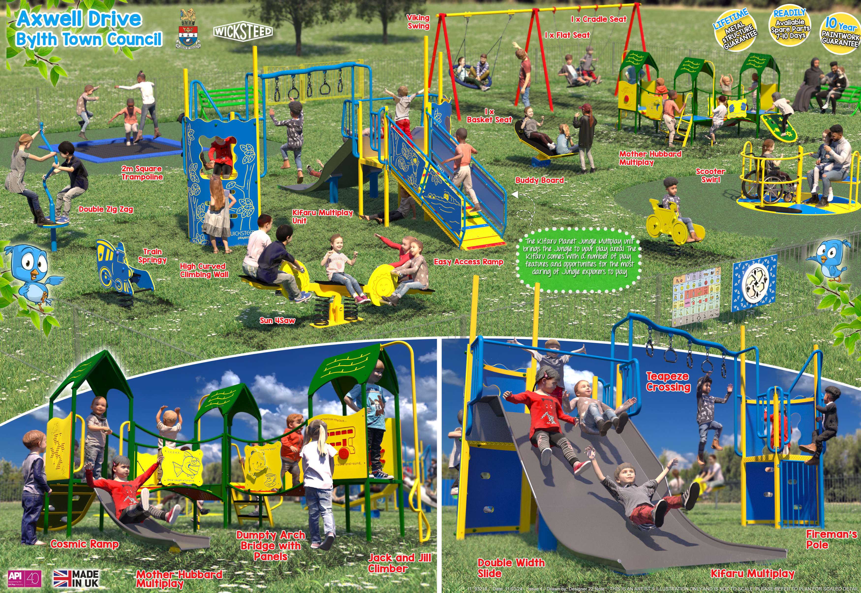 Blyth Town Council Announces Official Opening of Refurbished Axwell Drive Play Area