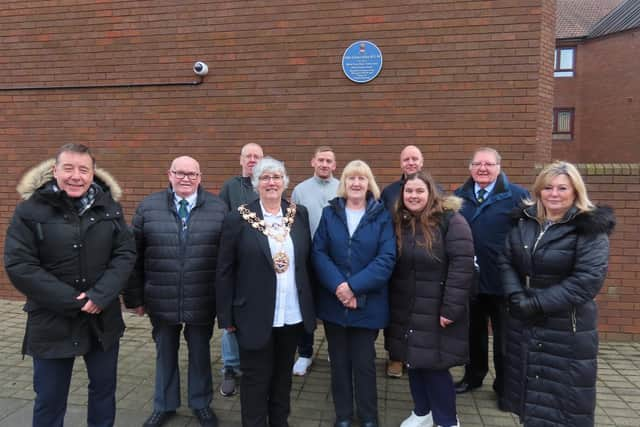 Town Council Unveils Blue Plaque Honouring a “True Son of Blyth”